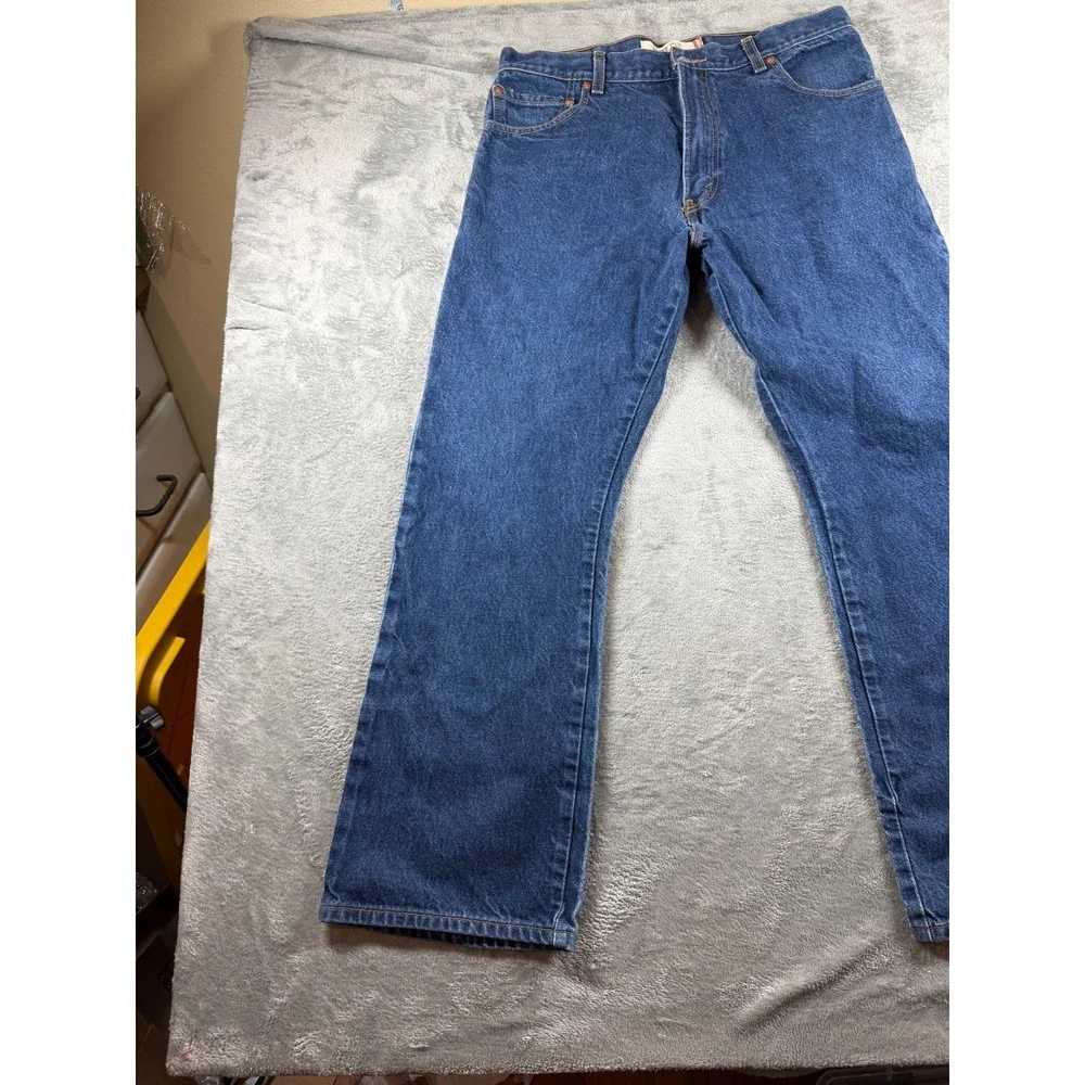 Vtg Levis 517 Boot Cut Jeans Mens 36x30 Blue Denim Red Tab Mexico